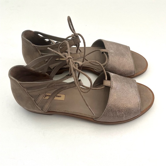 Paul Green Morea Lace-Up sandal taupe Women’s US size 6.5 - Picture 2 of 7